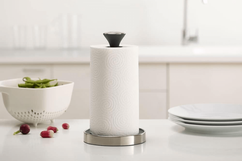 Joseph Joseph Push&Tear grå tørkepapirrullholder