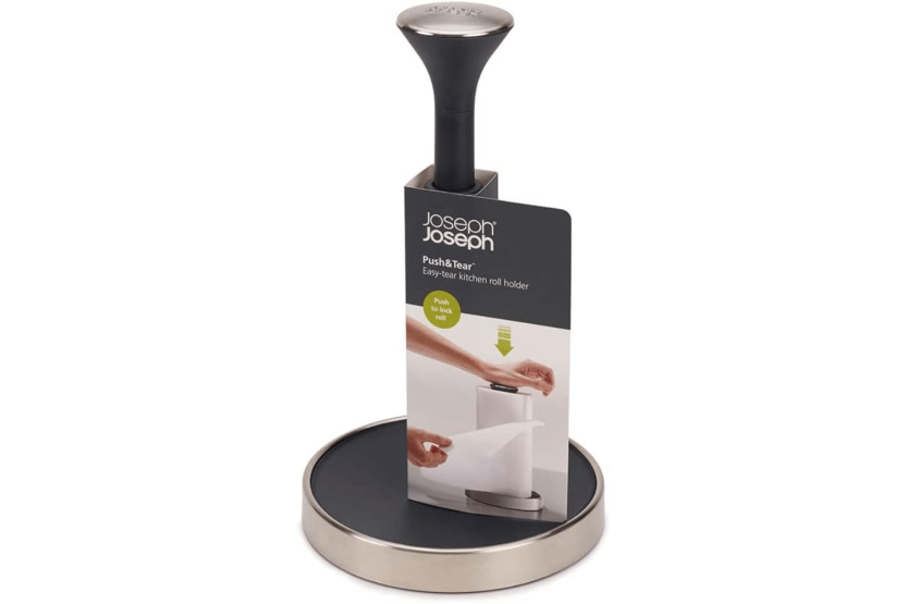 Joseph Joseph Push&Tear Küchenrollenhalter grau