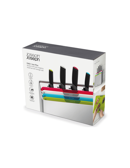 Set of 4 knives and 4 cutting boards Joseph Joseph Folio Icon Plus