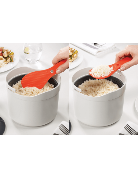 Reiskocher Joseph Joseph M-Cuisine für Mikrowelle weiß