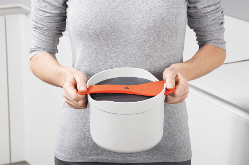 Joseph Joseph M-Cuisine olla arrocera para microondas blanca