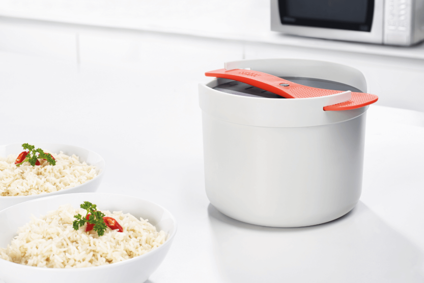 Joseph Joseph M-Cuisine olla arrocera para microondas blanca