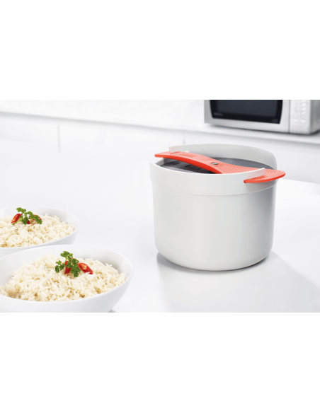 Reiskocher Joseph Joseph M-Cuisine für Mikrowelle weiß
