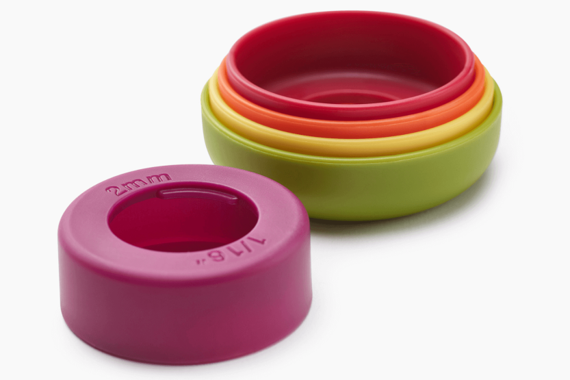 Rolo de massa ajustável Joseph Joseph PrecisionPin multicolorido