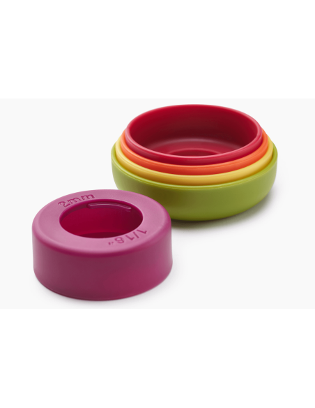Verstelbare deegrol Joseph Joseph PrecisionPin multicolor