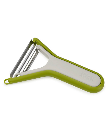 Set of 2 éplucheurs Joseph Joseph Nest Peel pierre/vert