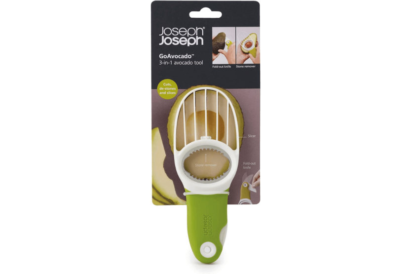 Joseph Joseph GoAvocado 3-in-1 avocado slicer in stainless steel and polymer