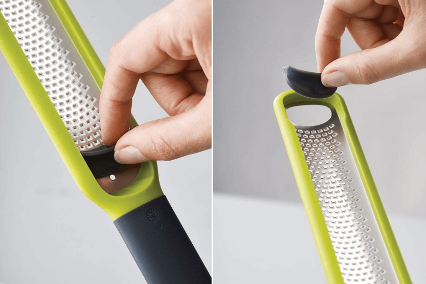 Joseph Joseph Handi-Zest mini grattugia con sistema di pulizia ecologico