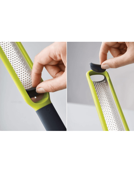 Joseph Joseph Handi-Zest Mini-Zesten-Reibe mit grünem Reinigungssystem