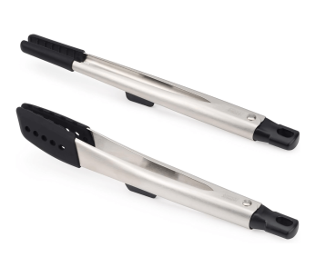 Conjunto de 2 pinças de silicone Joseph Joseph Elevate Fusion com descanso integrado