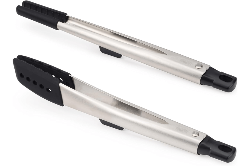 2 kpl Joseph Joseph Elevate Fusion -silikonipihdit, joissa on integroitu lepotuki