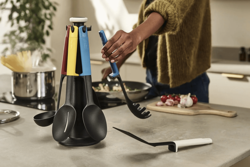 Karussell mit 6 Utensilien Joseph Joseph Elevate Multicolor mit drehbarem Aufbewahrungsständer