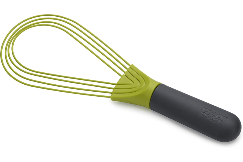 Fouet 2-e-1 Joseph Joseph Twist e silicone vert