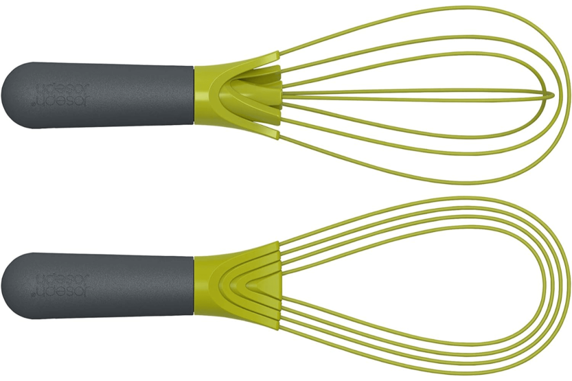 Fouet 2-and-1 Joseph Joseph Twist and silicone vert