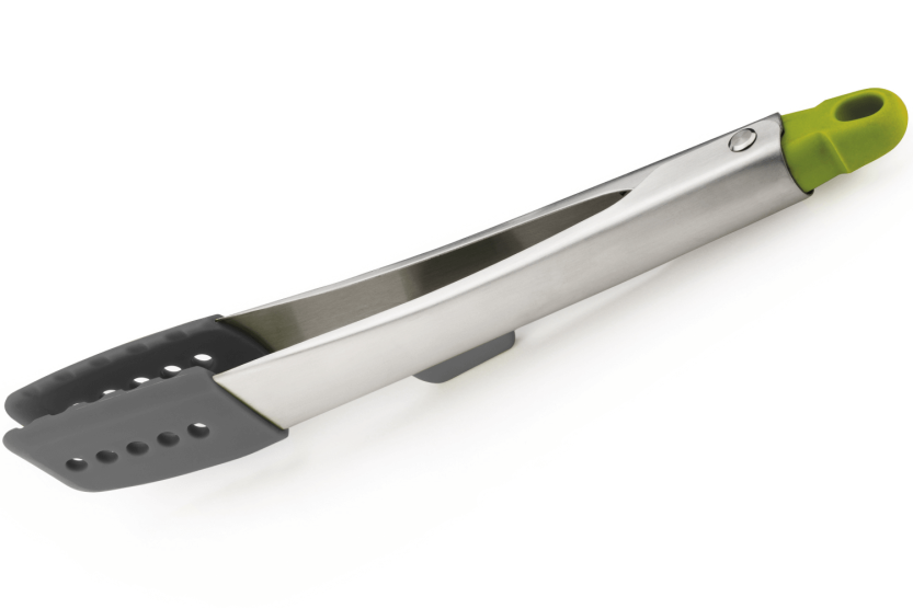 Joseph Joseph Elevate pinzette in acciaio inox e silicone con appoggio integrato