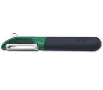 Joseph Joseph Multi-Peel, pelaverdure dritto in acciaio inox e polimero verde scuro