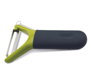 Joseph Joseph Joseph Multi-Peel Y-kuorimakone ruostumatonta terästä ja vaaleanvihreää polymeeriä.