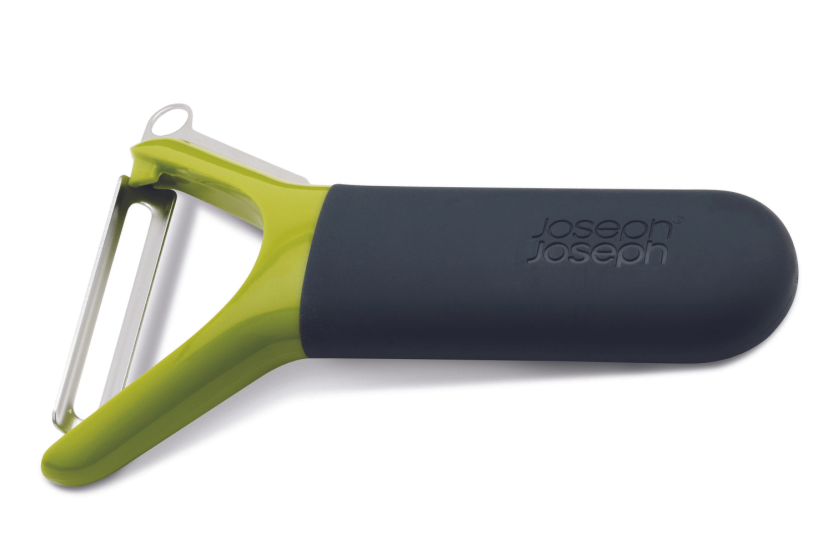 Joseph Joseph Joseph Multi-Peel Y-kuorimakone ruostumatonta terästä ja vaaleanvihreää polymeeriä.