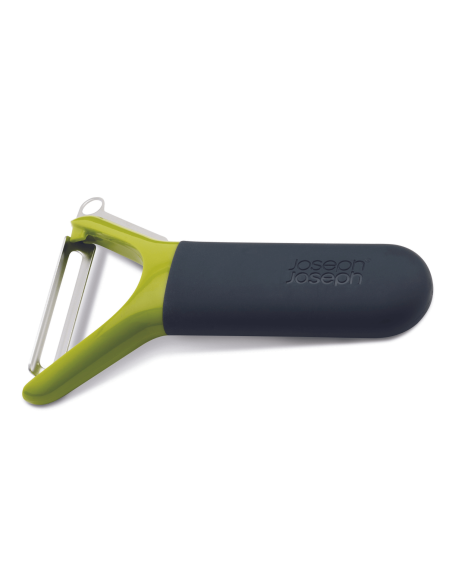 Joseph Joseph Joseph Multi-Peel Y-kuorimakone ruostumatonta terästä ja vaaleanvihreää polymeeriä.