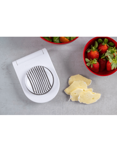 Kitchen Aid æggeskærer i rustfrit stål og hvid polymer