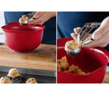 Colher de gelado Kitchen Aid com mecanismo de mola em aço inoxidável 2