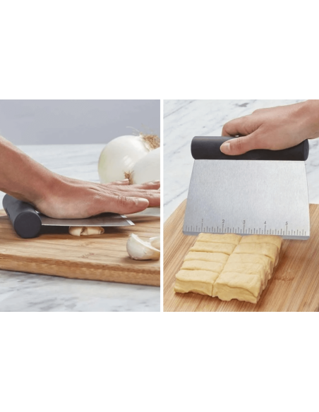 Kitchen Aid roestvrijstalen deegsnijder hoorn