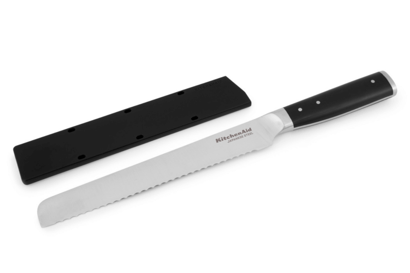 Broodmes Kitchen Aid Gourmet Japans stalen lemmet 20cm + beschermhoes