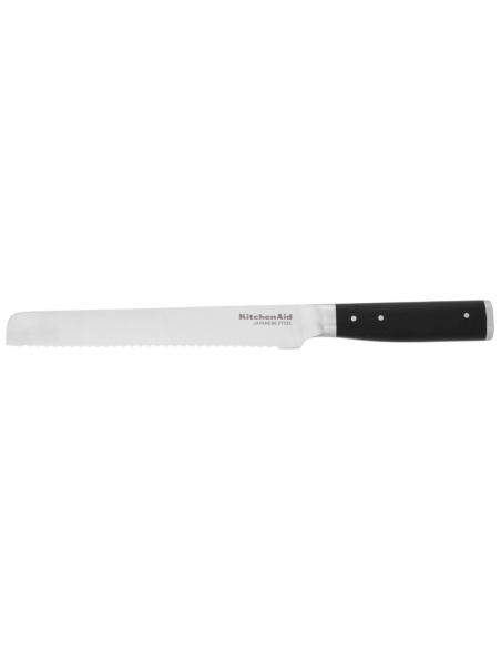 Brødkniv Kitchen Aid Gourmet Japansk stålblad 20 cm + beskyttelsesetui