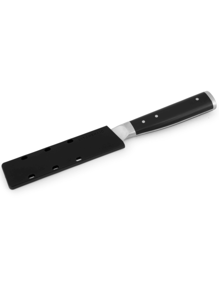 spelucchino Kitchen Aid Gourmet con lama in acciaio giapponese da 11 cm + custodia protettiva
