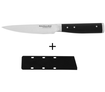 spelucchino Kitchen Aid Gourmet con lama in acciaio giapponese da 11 cm + custodia protettiva