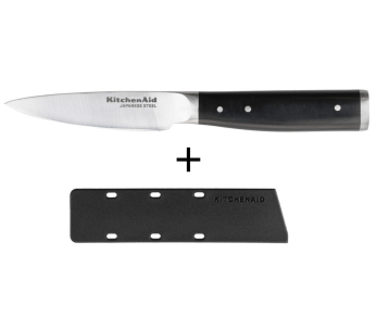 Kitchen Aid Gourmet skalkniv 9cm blad av japanskt stål + skyddsfodral