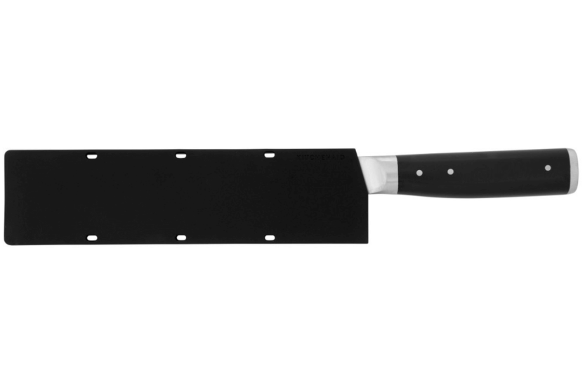 Cuchillo santoku Kitchen Aid Gourmet con borde granton 18 cm hoja de acero japonés + estuche