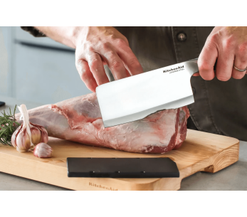 Cuchillo picador Kitchen Aid Gourmet 15cm hoja acero japonés + estuche 2