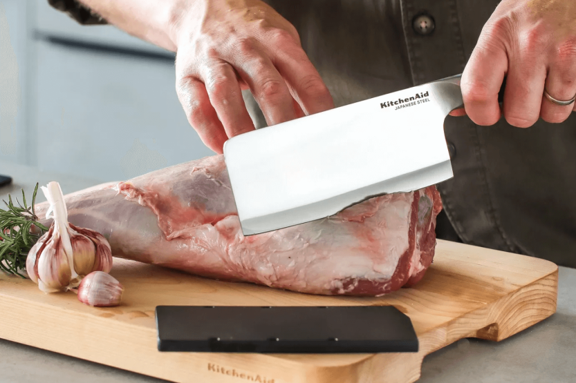 Cuchillo picador Kitchen Aid Gourmet 15cm hoja acero japonés + estuche