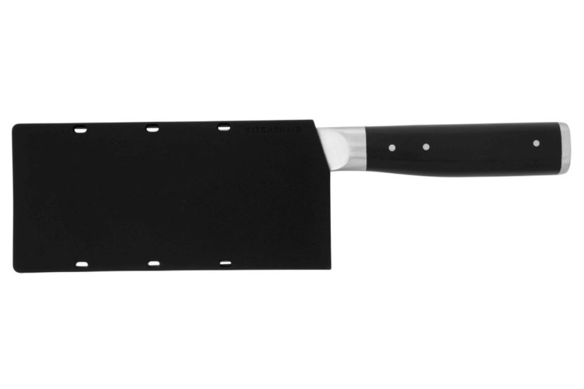 Kitchen Aid Gourmet hakkekniv 15 cm japansk stålblad + etui