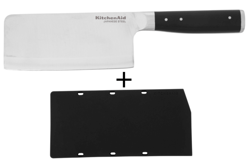 Kitchen Aid Gourmet chopper knife 15cm Japanese steel blade + case