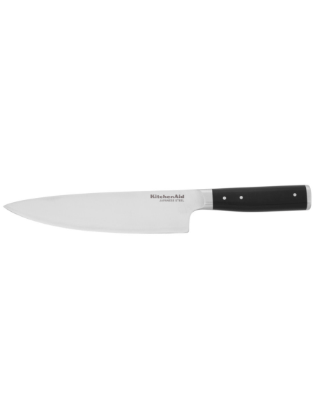 Kitchen Aid Gourmet chef ' s knife 20cm Japanese steel blade + protective case