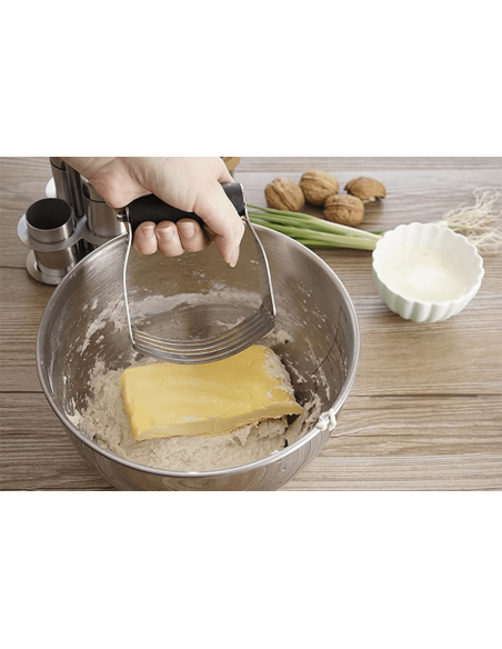 Kitchen Aid konditormikser i rustfritt stål