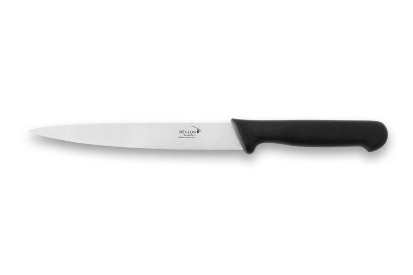 Deglon Surclass black filet de sole knife 17cm stainless steel blade