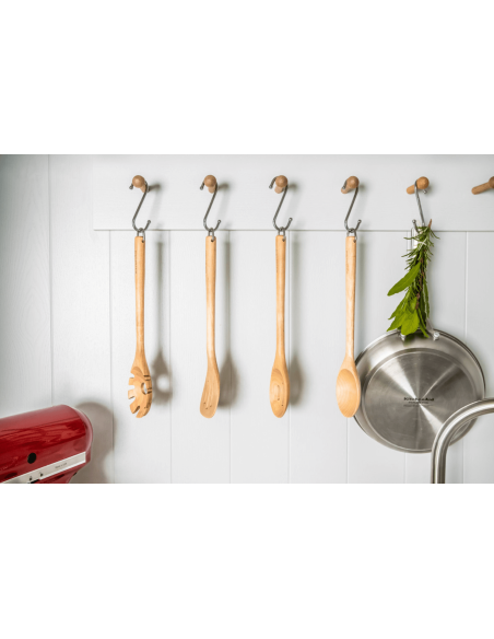 Conjunto de 4 Utensilios de cozinha Kitchen Kitchen Aid em madeira de bétula