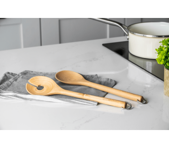 Kitchen Aid salad server in legno di betulla 2