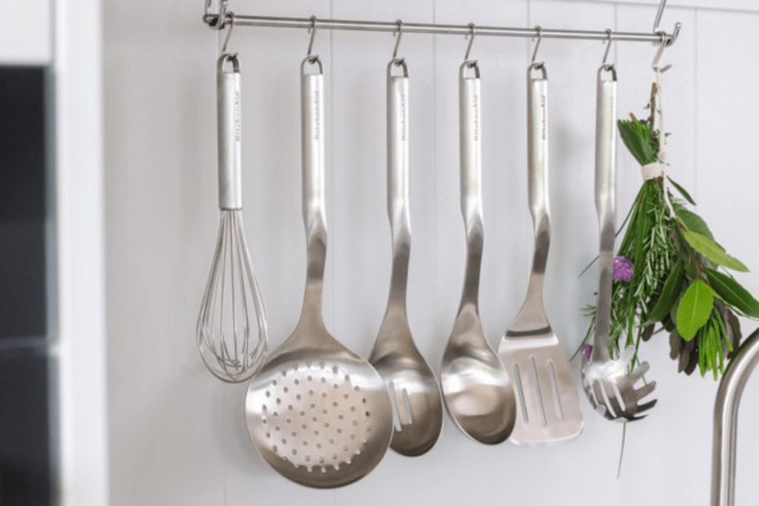 Kitchen Aid volledig roestvrijstalen schuimspaan