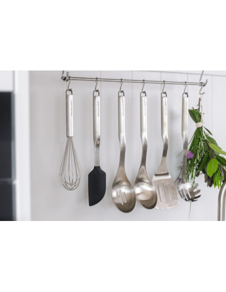 Kitchen Aid silicone scraper spatula with stainless steel handle
