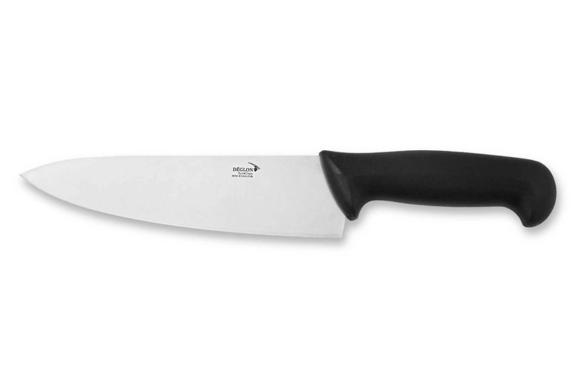 Cuchillo Deglon Surclass negro 20cm hoja acero inoxidable