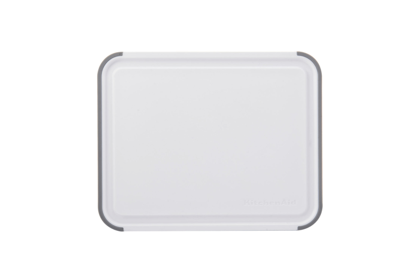 Tábua de cortar antiderrapante reversível Kitchen Aid em branco PP