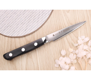9cm Satake Noshu Masamune Saku damasco Cuchillo de pelar japonés 69 capas 2