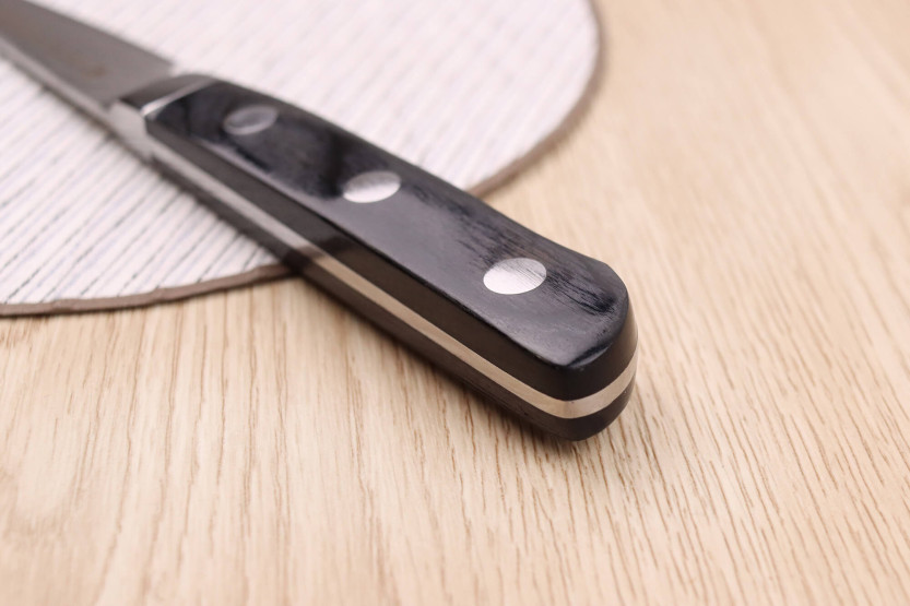 Faca de aparar japonesa de 9 cm Satake Noshu Masamune Saku damasco 69 camadas
