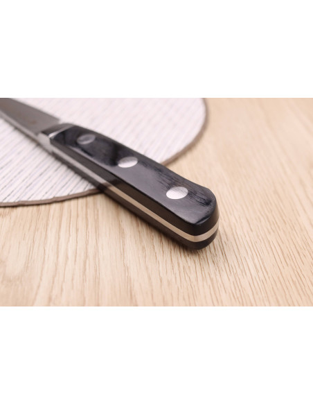 Japanisches Spickmesser 9cm Satake Noshu Masamune Saku Damast 69 Schichten