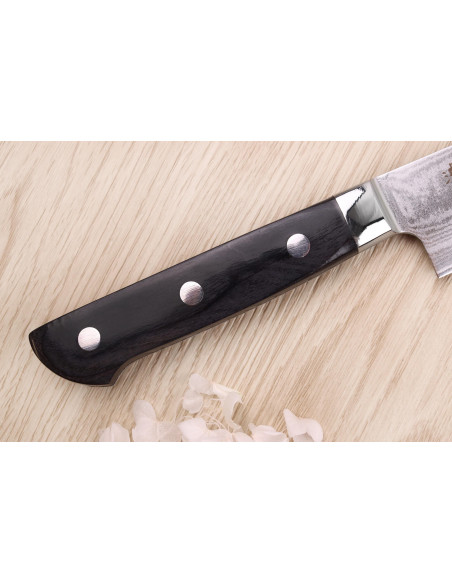 18 cm Satake damaskus japansk kokkekniv 69 lag
