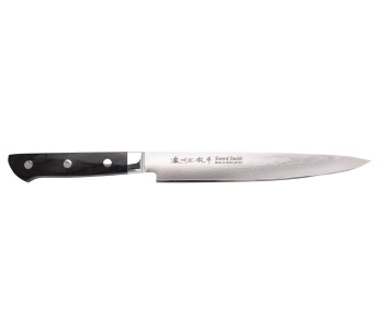 Faca Satake damascus japonesa sujihiki de 20 cm 69 camadas